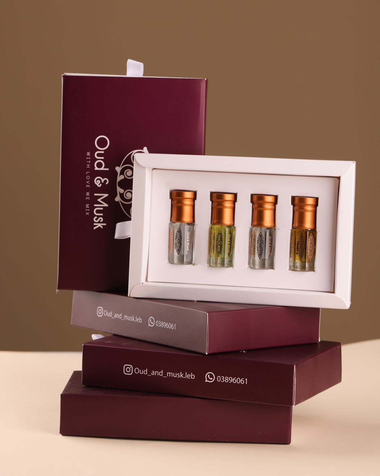 Musk Family Collection – 4 x 3ml Essence Oils